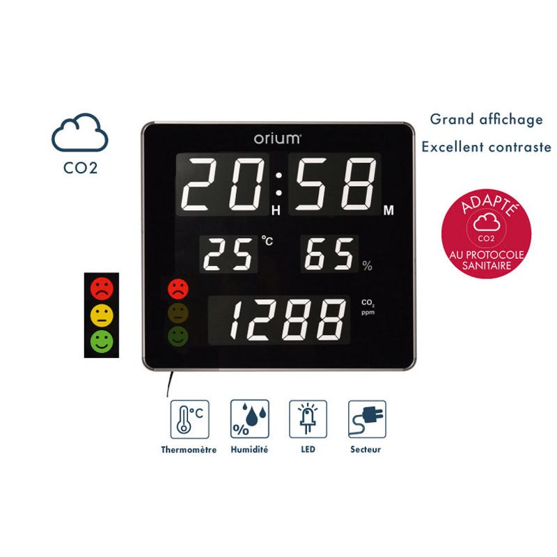 Horloge CO2 QUAELIS 18