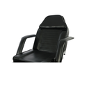 MENT BLACK Fauteuil de soins Hydraulique - Grand Plan sur le Coussin Amovible qui Cache le Trou Visage - Malys Equipements