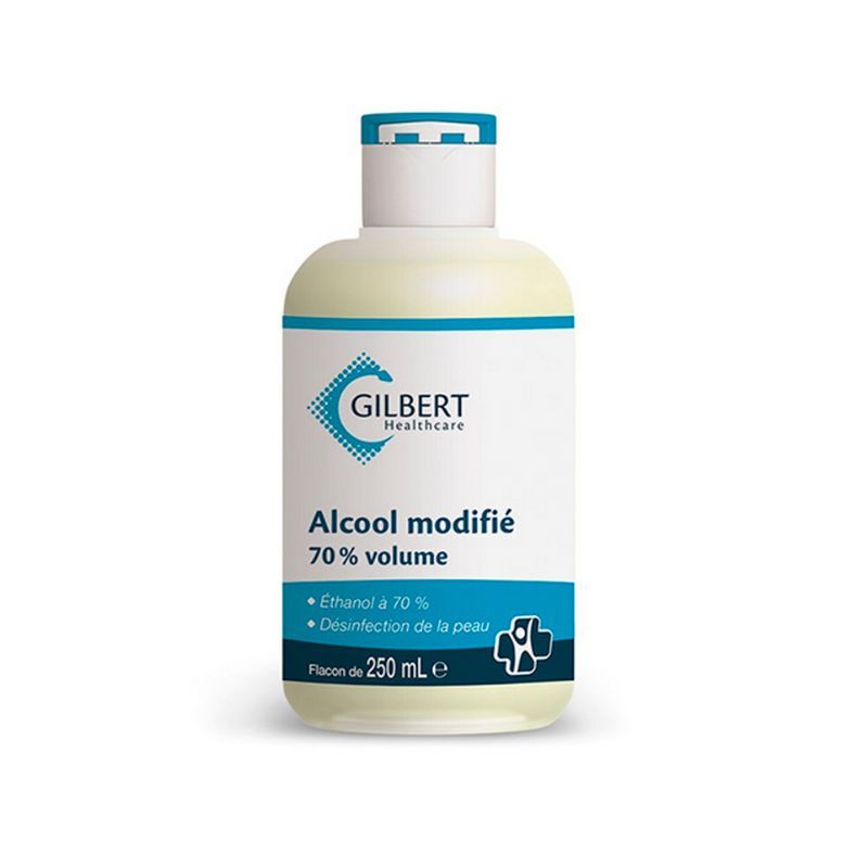 Alcool modifié à 70° Gilbert - Flacon de 250mL