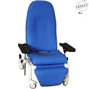 Fauteuil de Prise de Sang CAYEUX - Avec Repose-Jambes - Sur Roulettes