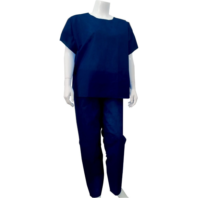 Pyjama de bloc mixte bleu à usage unique 60g