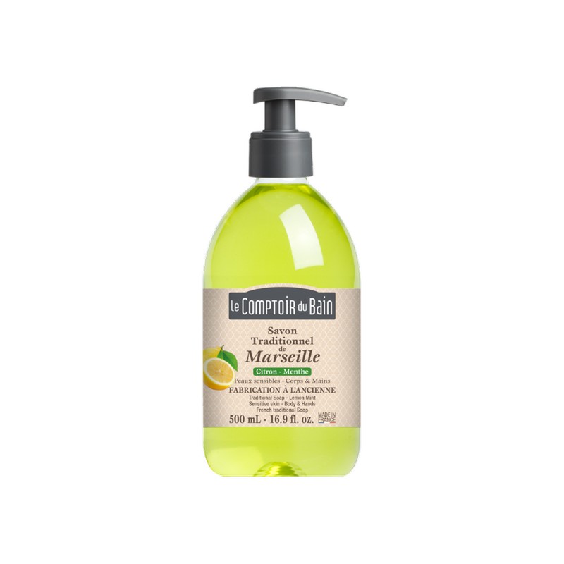 Savon de Marseille - Citron Menthe - 500ml