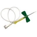 [367282] Unité de prélèvement BD Vacutainer Safety-Lock - Boite de 50 (Modèle: Avec adaptateur prémonté - Vert 21G 19 x 0,8 mm, Longueur: 17,8 cm)