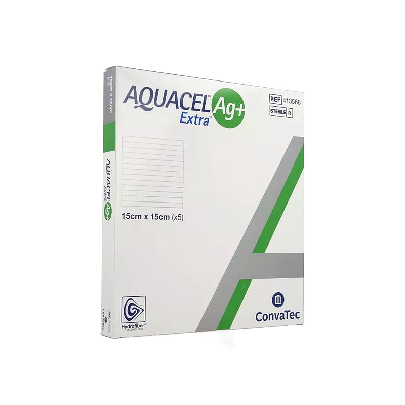 AQUACEL® Ag+ Extra - Taille 15 cm x 15 cm