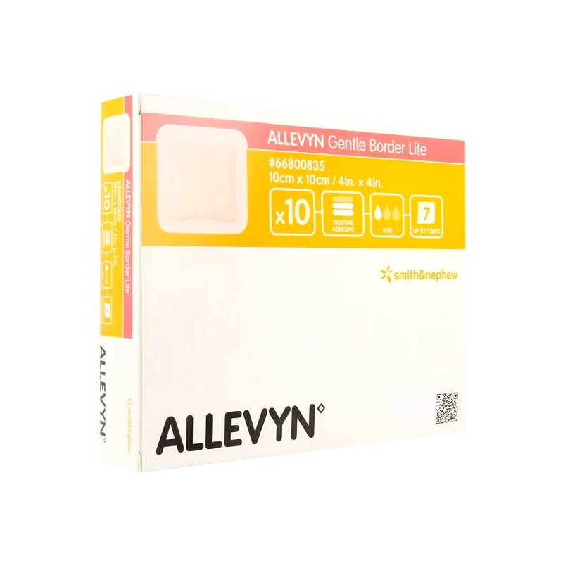 Allevyn™ Gentle Border Lite - 10 x 10 cm