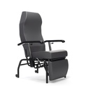 [NORMANDIE-GS] Fauteuil de Repos NORMANDIE (Couleur: GS - Cuir artificiel gris)