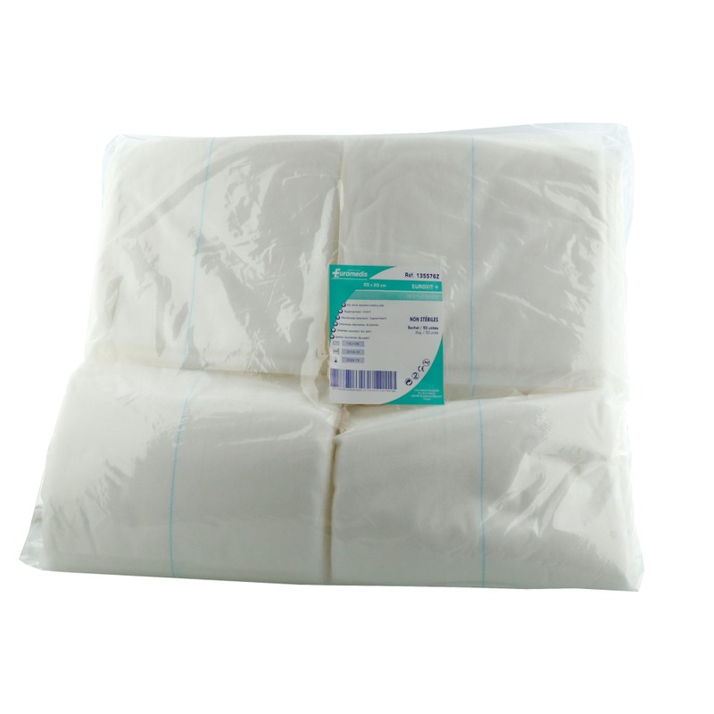 PANSEMENT ABSORBANT N/STERILE EROVIT 20X20 SACHET DE 50 PCES