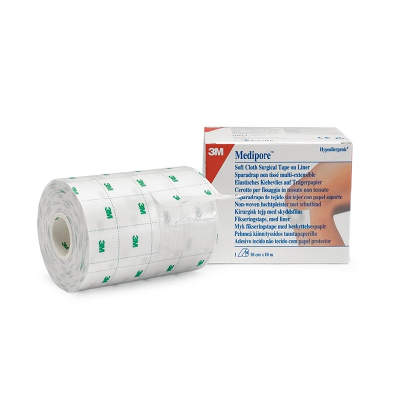 SPARADRAP EXTENSIBLE NON TISSE MEDIPORE 10X10