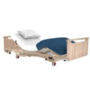 EURO 1800 PREMIUM Lit médicalisé - Alzheimer (Modèle: 2 Fonctions : Relève-jambes manuel, Couleur du chassis: Blanc Pur RAL 9010, Options du lit: Lit seul)