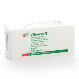 Compresses Vliwasoft en non-tissé non stériles - Sachet de 100