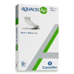 [413571] Pansement AQUACEL Ag+ Mèche - 2 x 45 cm